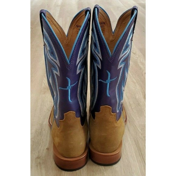 Twisted X Mens Hooey Purple Brown Western NWOB - Picture 7 of 7